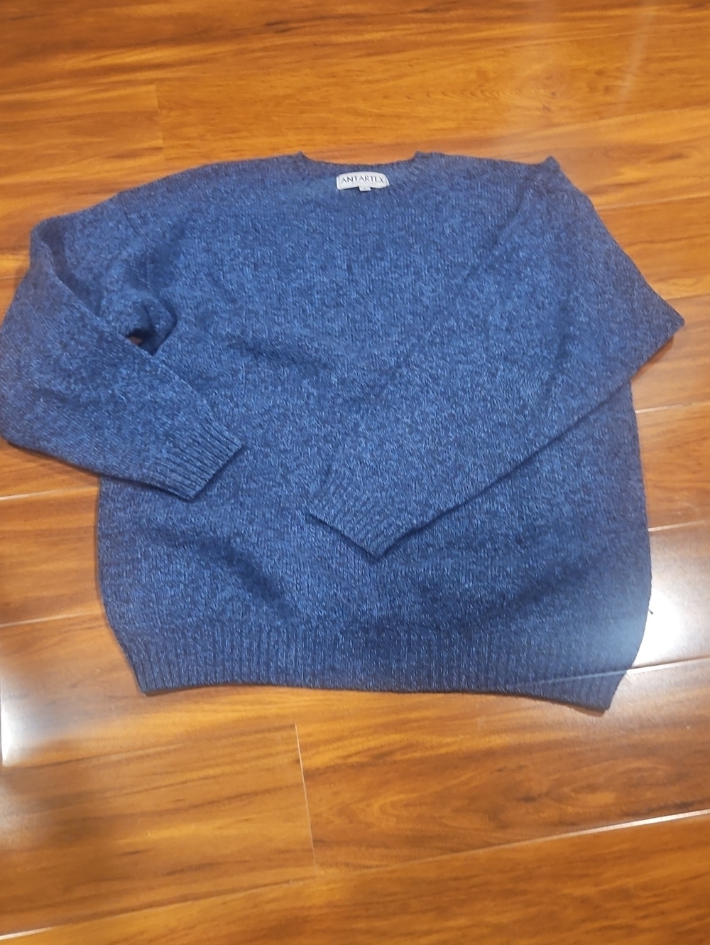 tarte Blue Heather Crewneck Sweater